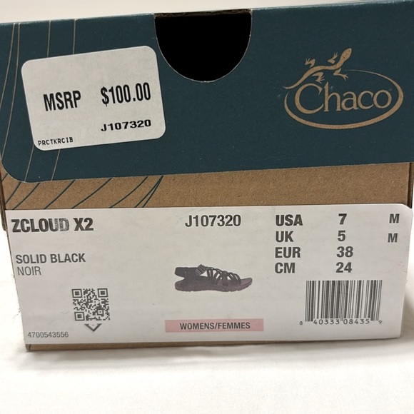 Chacos ZCloud X2 in Noir (Black) - Picture 2 of 7